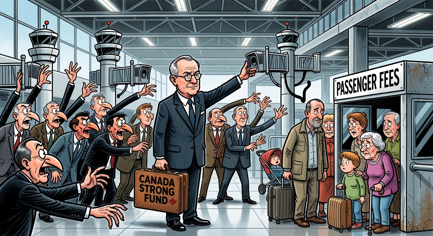 Mark Carney offers Canadian airport control towers to investors while travellers face new fees