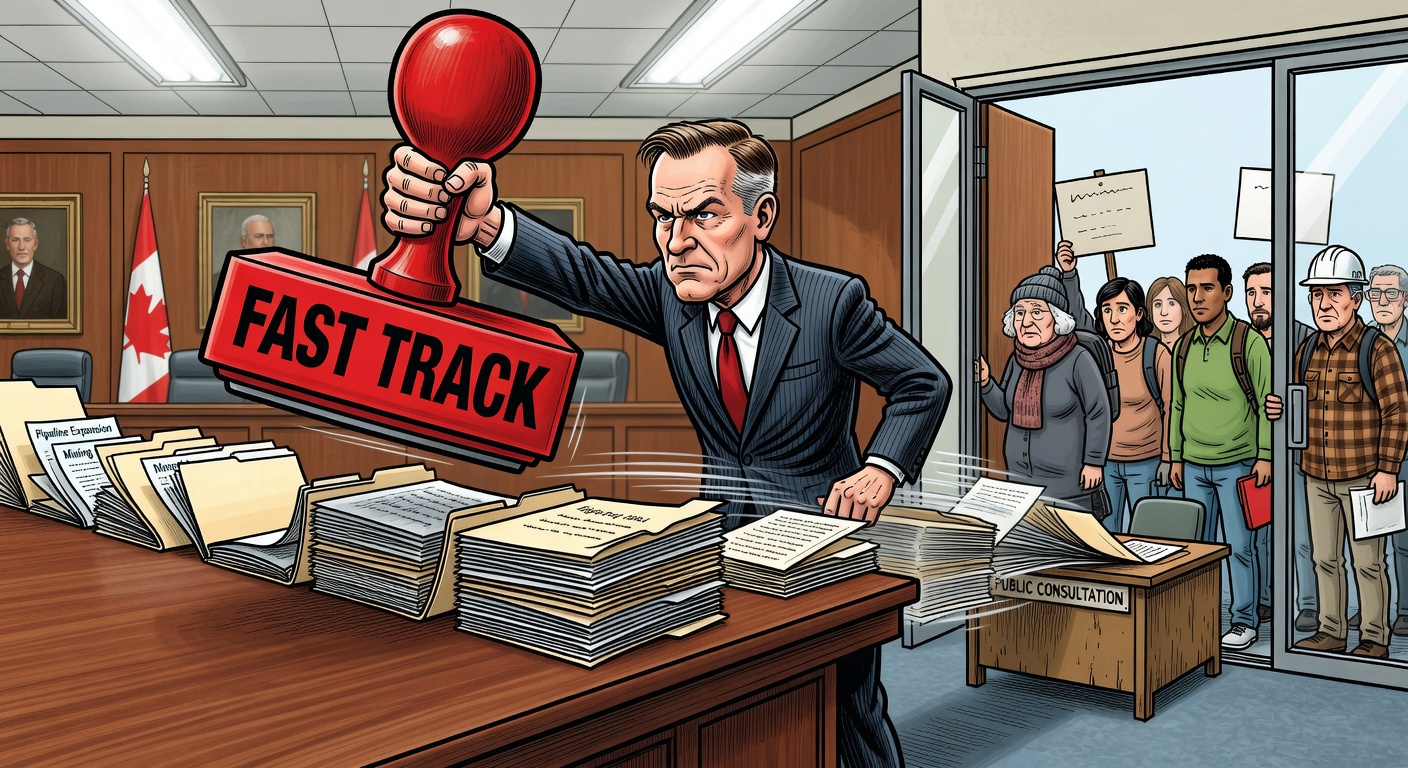 Carney cabinet fast-tracking major project files past a small public consultation desk